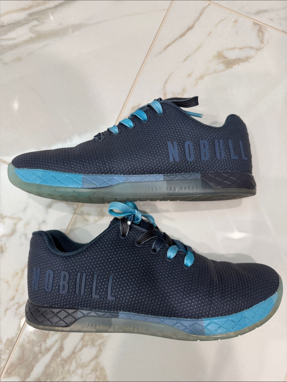 NOBULL Woman’s Navy and Teal CrossFit Training Shoe 7.5 NWOT